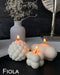 Soy candles Set of 3 Mini, Handmade candle, Candle sculpture, Decorative candles