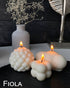 Soy candles Set of 3 Mini, Handmade candle, Candle sculpture, Decorative candles