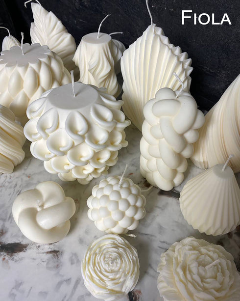 Soy candles Set of 3 Mini, Handmade candle, Candle sculpture, Decorative candles