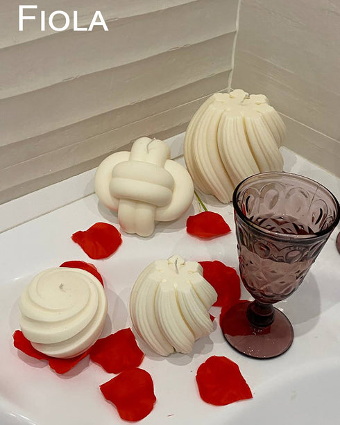 Soy candles Set of 4, Unique candles, Handmade candle, Gift for her, Asthetic candles