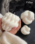 Soy candles Set of 4, Sculpture candles Knitted, Gift ideas, Decorative candles