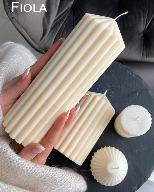 Soy candles Set of 4, Home decor candles, Unscented candles, Luxury candles