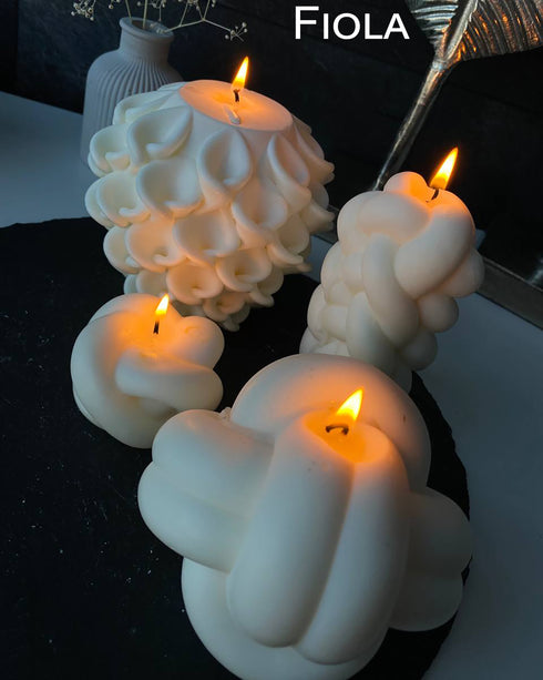 Soy wax candle Set of 4, Woman candles, Aesthetic candles, Home decor candle