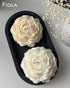 Modern candles Set of 4, Soy candles Flowers, Gift ideas, Sculpture candles
