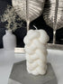 Soy candles Set of 4, Sculpture candles Knitted, Gift ideas, Decorative candles