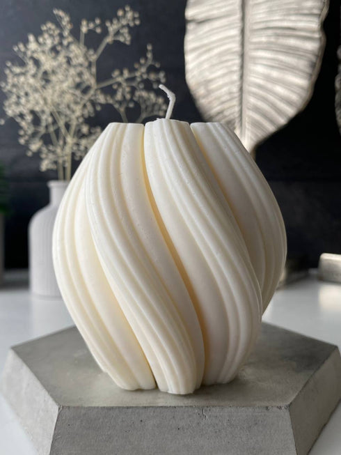 Candles Set of 4, Soy candles Waves, Soy candle gift set, Candles, Decorative candles