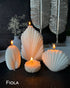 Soy candles Set of 4, Sculpture candles Nautical, Gift ideas, Unscented candles