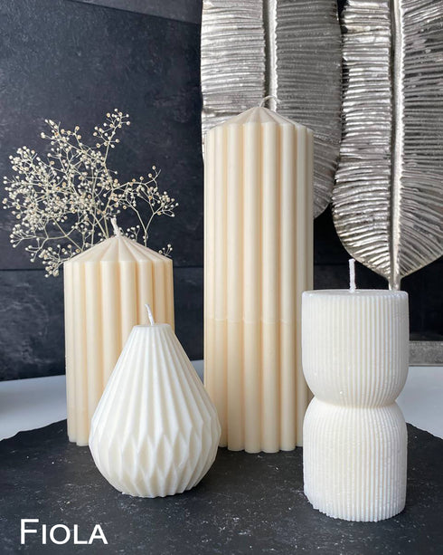 Soy candles Set of 4, Home decor candles, Unscented candles, Luxury candles